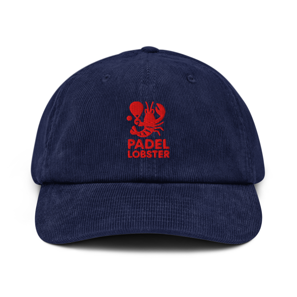 Padel Lobster Corduroy Cap Navy