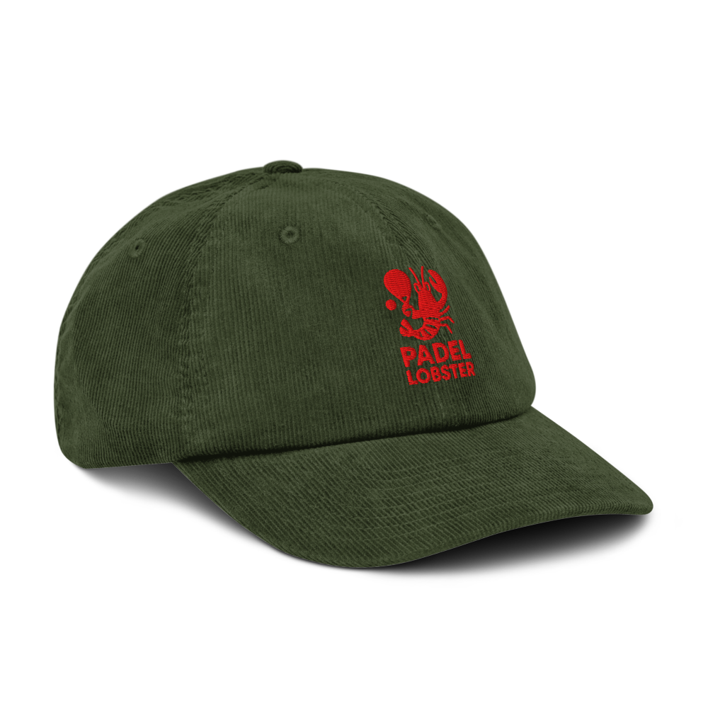 Padel Lobster Corduroy Cap Olive