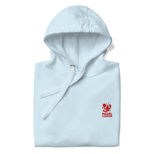 Padel Lobster Hoodie Light Blue Unisex