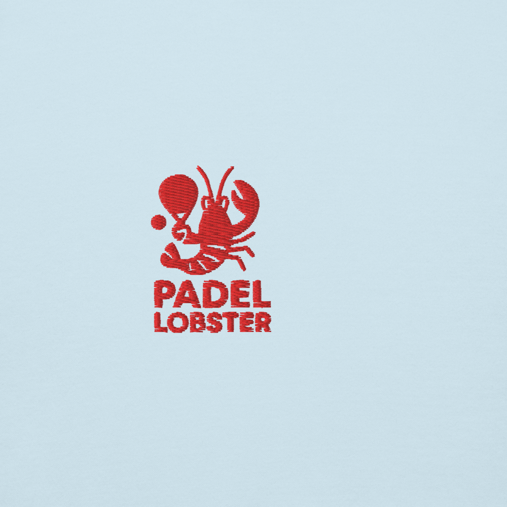 Padel Lobster Hoodie Light Blue Unisex