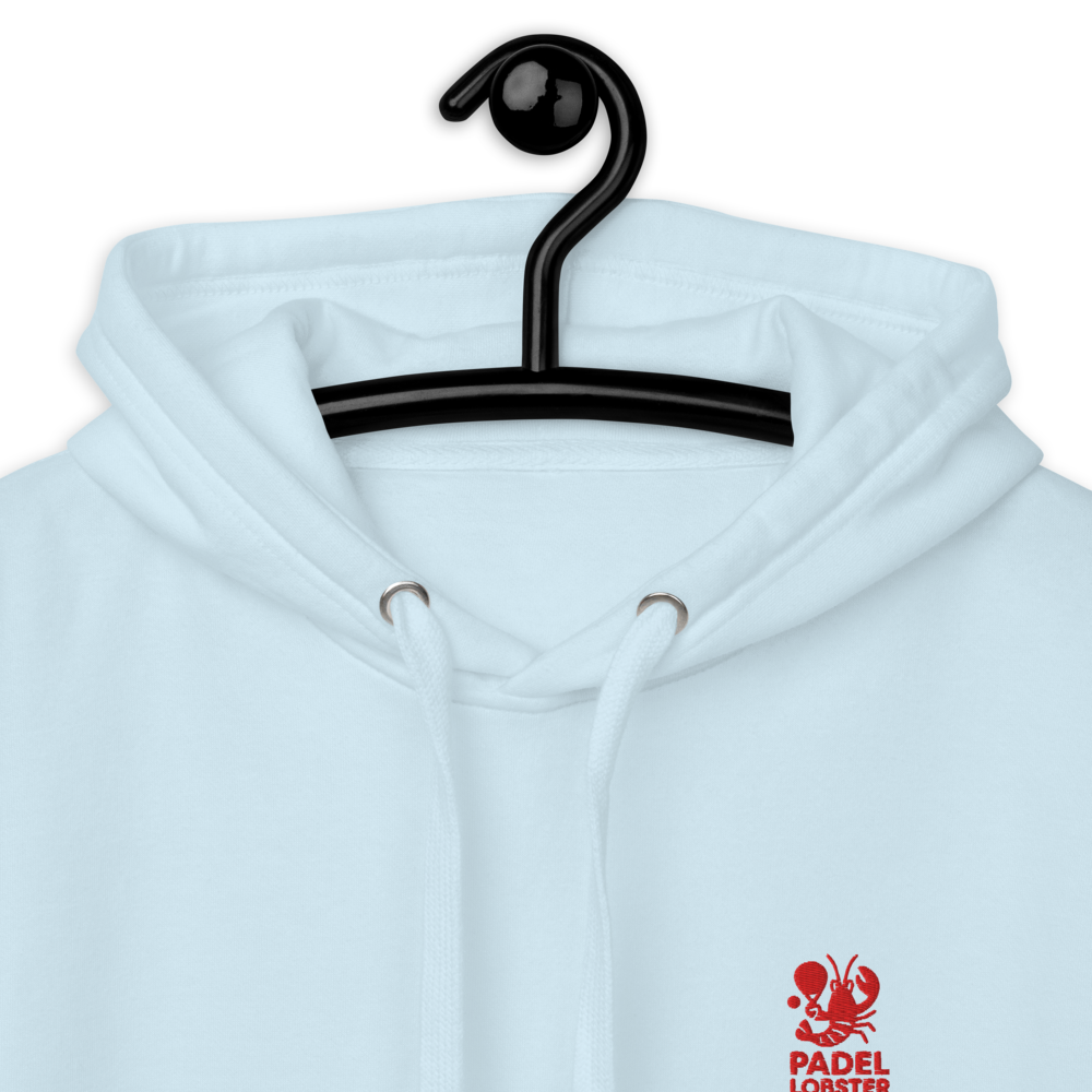 Padel Lobster Hoodie Light Blue Unisex