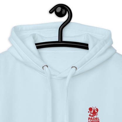 Padel Lobster Hoodie Light Blue Unisex