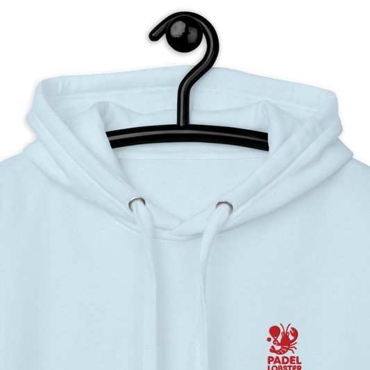 Padel Lobster Hoodie Light Blue Unisex